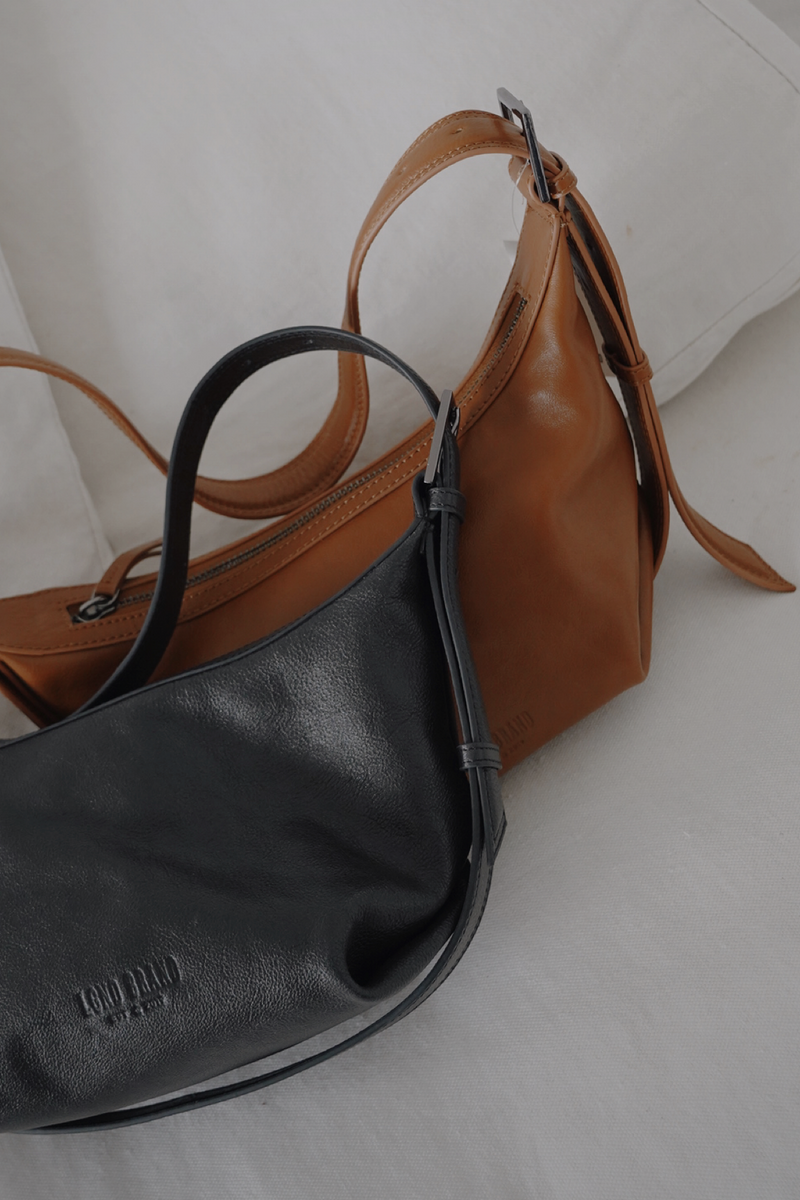 Hobo_Black Leather Bag