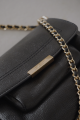 Chain_Gold Leather Bag