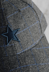 Tweed Black_ Blue Star
