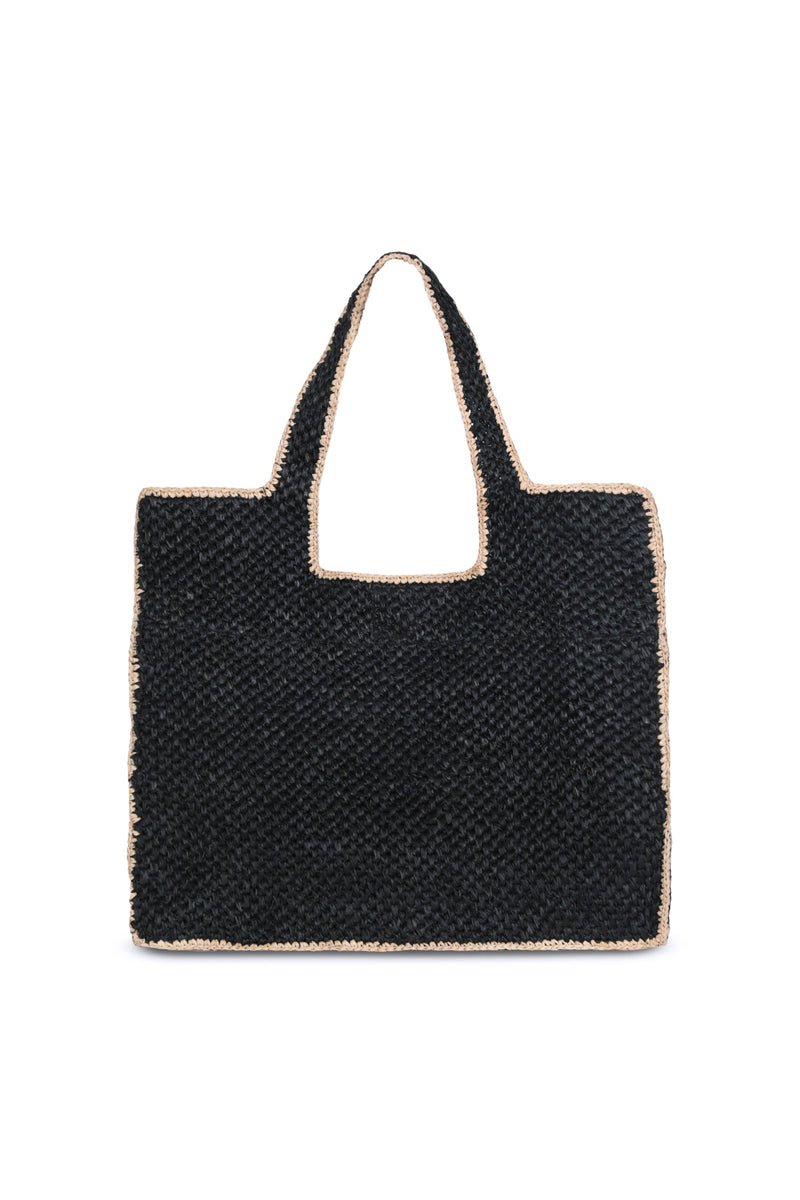 Black Raffia_Tote Bag  Duo