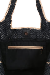 Black Raffia_Tote Bag  Duo