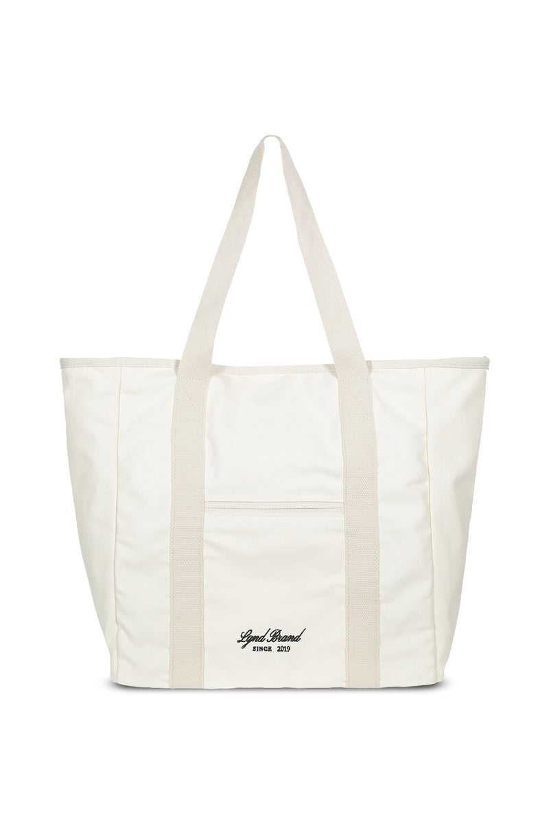New Canvas Strap Tote Bag_Light Yellow