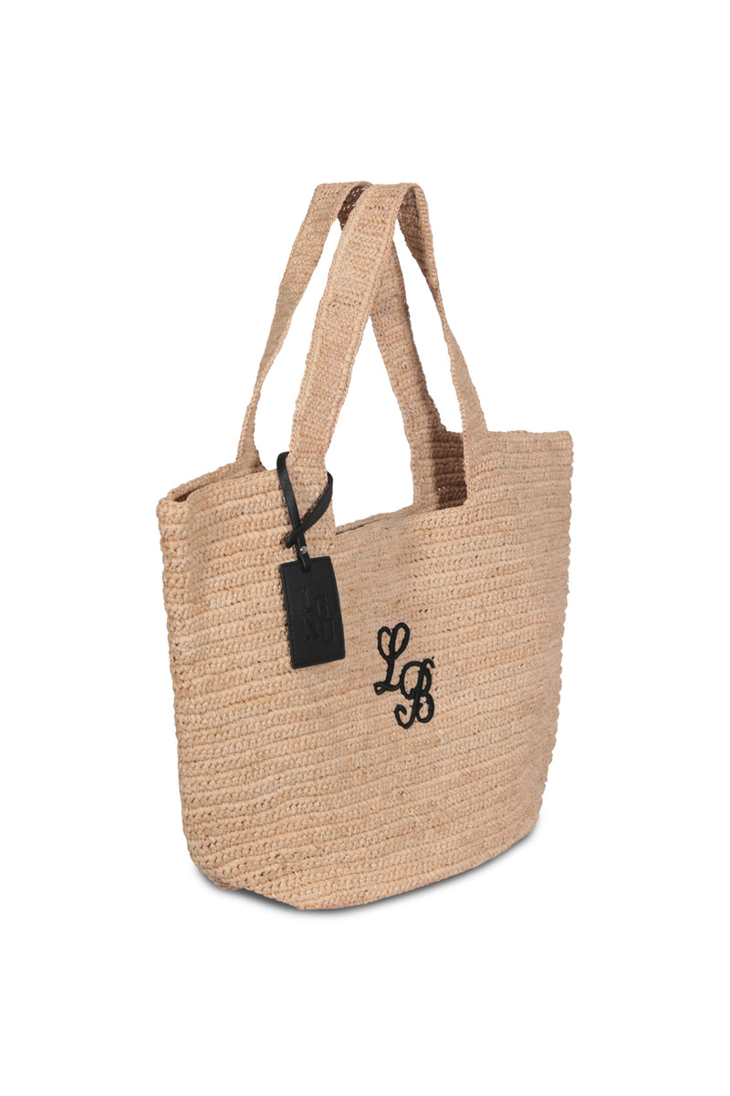 Raffia Basket Tote Bag XL
