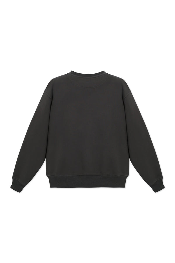 Sweatshirt_ Charcoal Crewneck Minimal