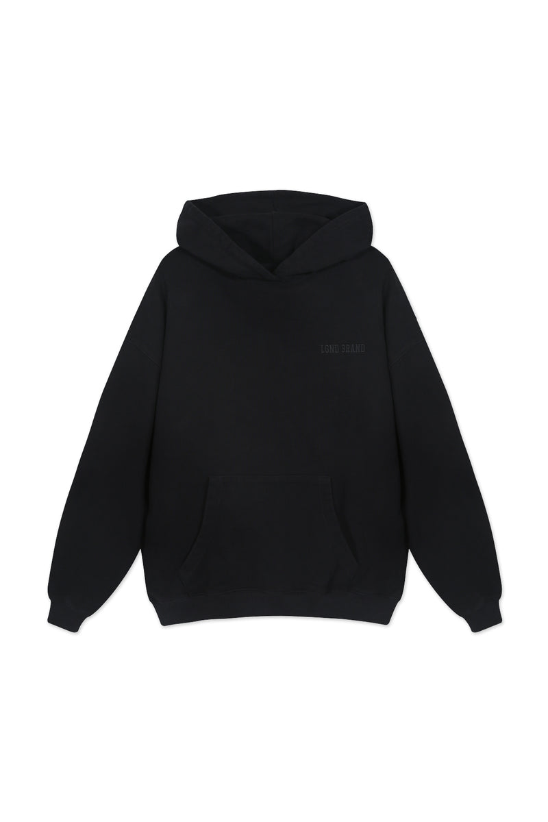 Sweatshirt_ Black Hoodie LGND Brand