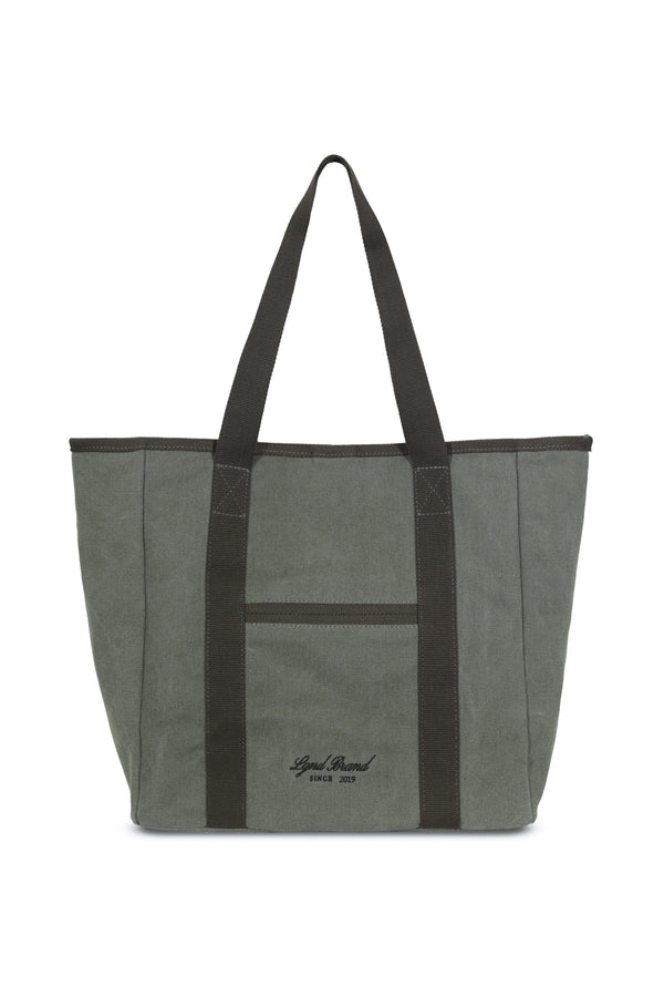 New Canvas Strap Tote Bag_Green
