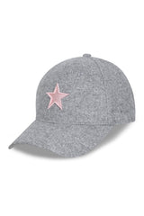 Gray Tweed_Pink Star