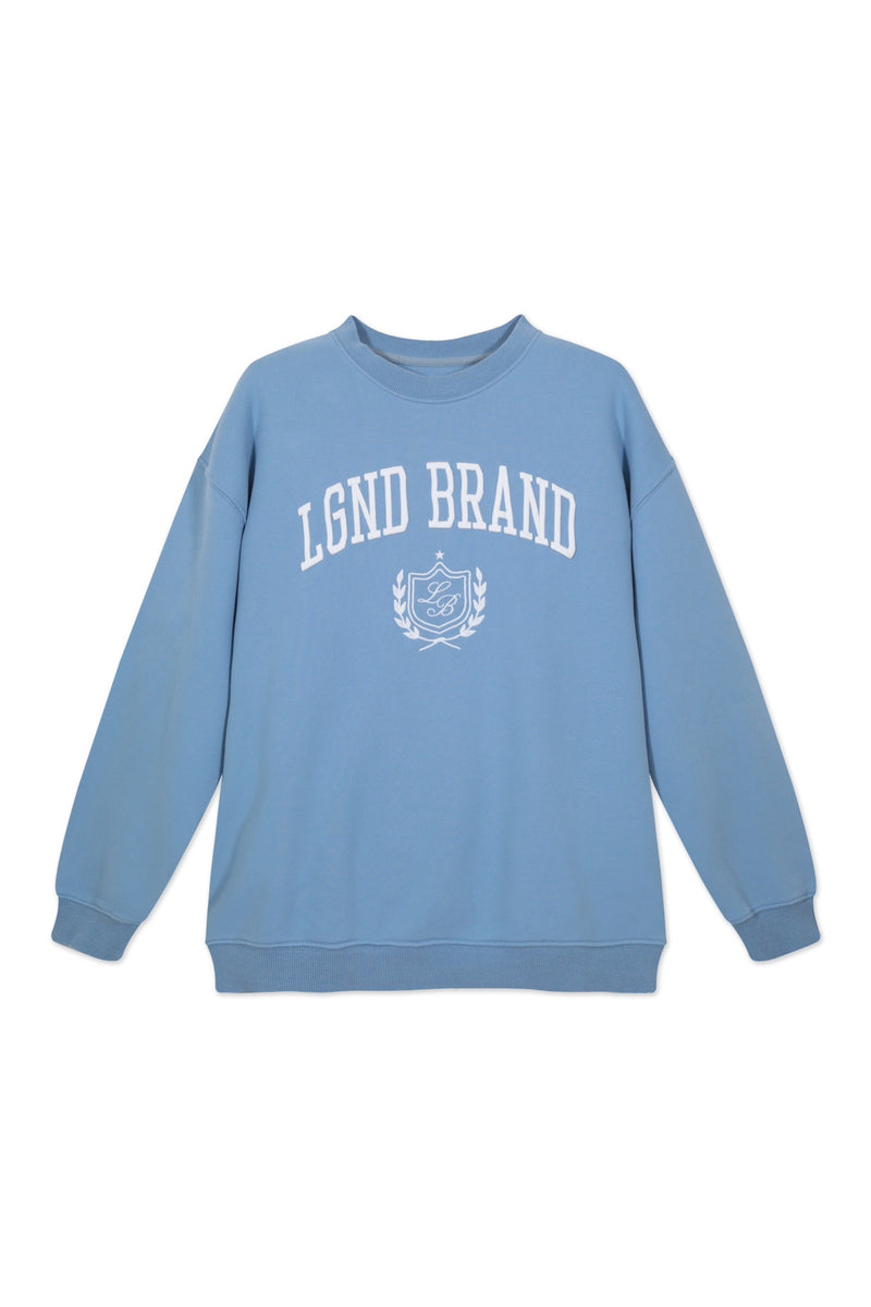 Sweatshirt_ Light Blue Crewneck LB Insignia