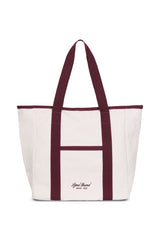 New Canvas Strap Tote Bag_Burgundy