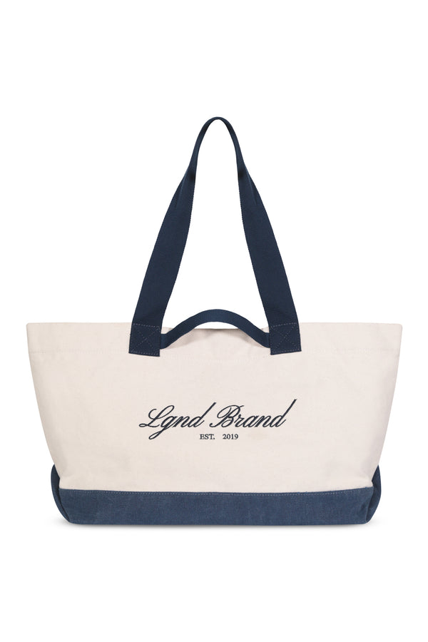 New Canvas Tote Bag Duo_Navy