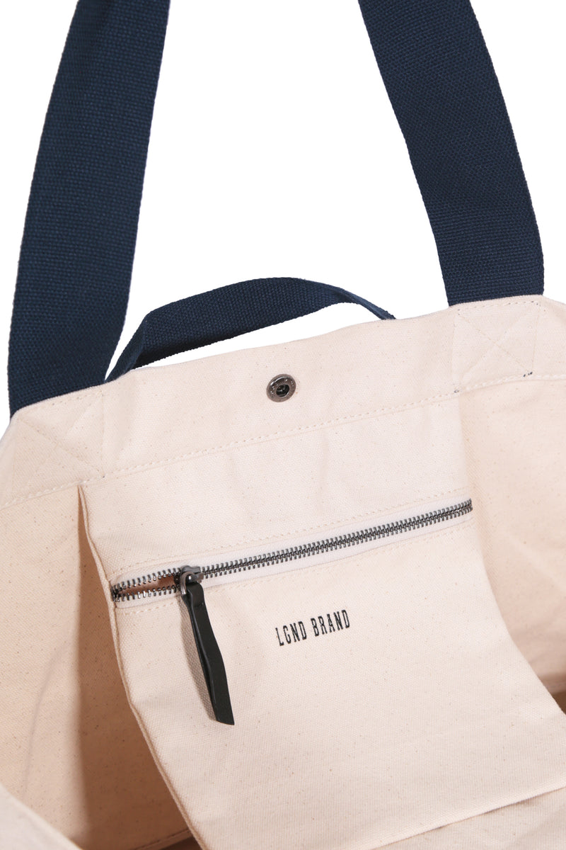 New Canvas Tote Bag Duo_Navy