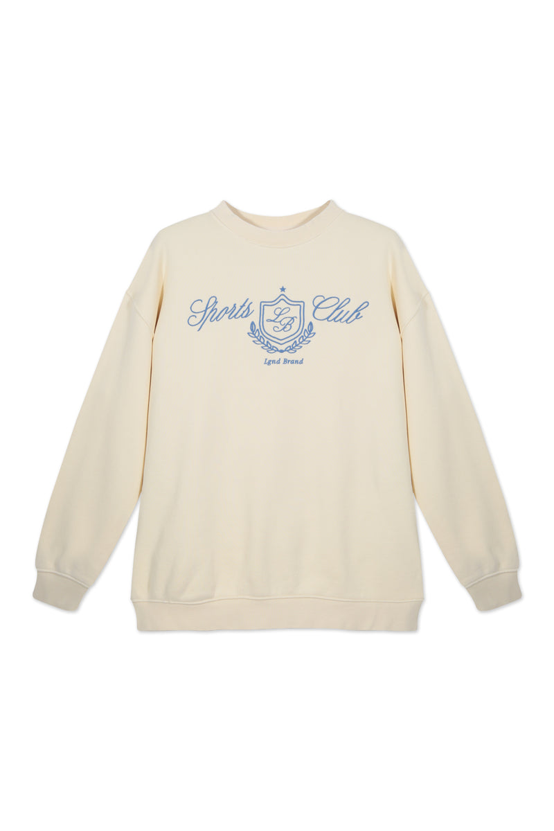 Sweatshirt_ Yellow Crewneck Sport Club