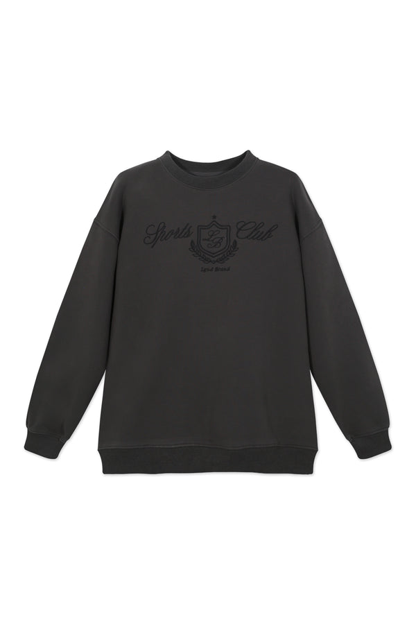 Sweatshirt_ Charcoal Crewneck Sport Club