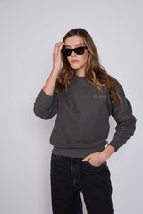 Sweatshirt_ Charcoal Crewneck Minimal LGND Brand