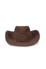 Brown_Raffia Square Cowboy Hat