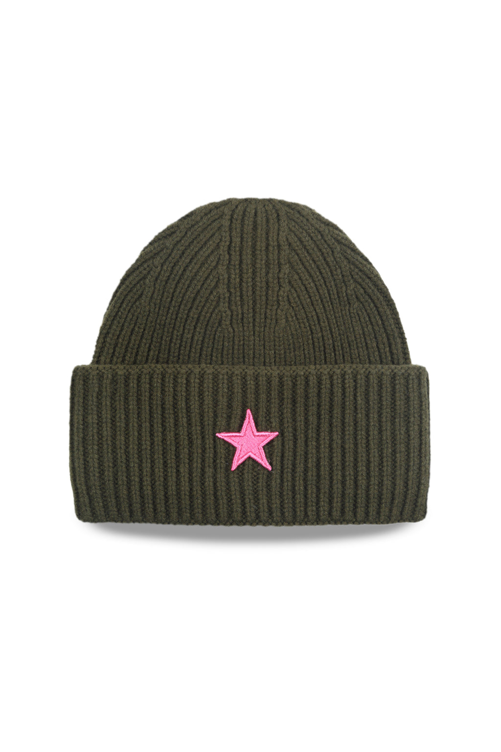 Beanie_Green Pink Star