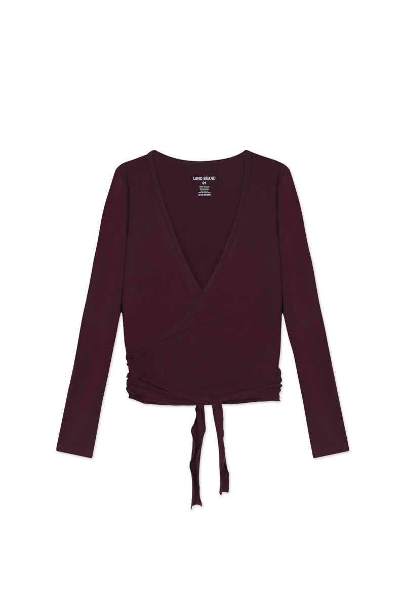 Ballarina_Top Burgundy