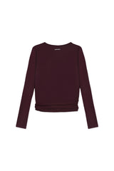 Ballarina_Top Burgundy