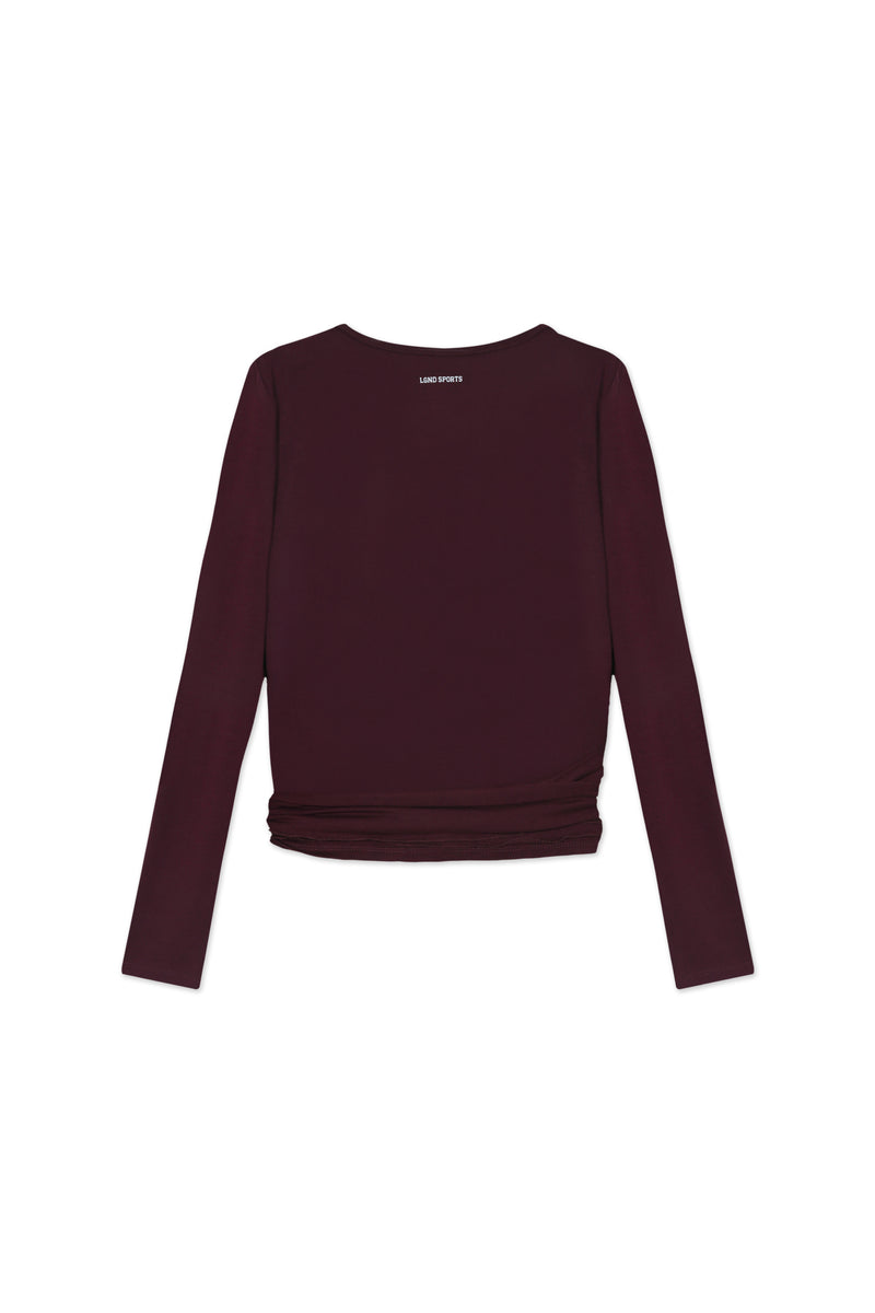 Ballarina_Top Burgundy