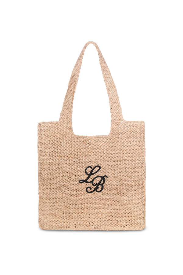 Raffia_ LB Tote Bag