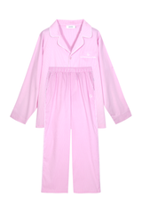 Pijama_Striped Pink Pants Set