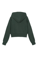 Sweatshirt_Cropped Hoodie_Green