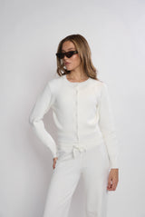 Knit Cardigan_Off White