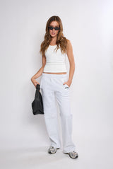 Straight Leg Relaxed_Light Gray Sweatpant