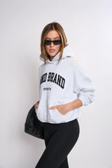 Sweatshirt_Light Gray Hoodie Black LGND Brand Sport