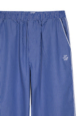 Pijama_Striped Navy Sweatpant Set
