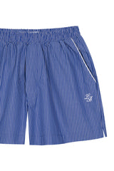 Pijama_Striped Navy Short Set