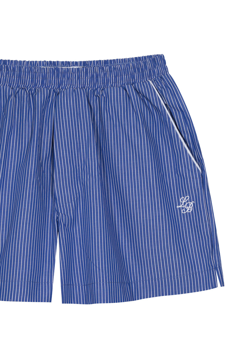 Pijama_Striped Navy Short Set