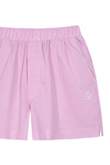 Pijama_Striped Pink Short Set