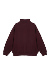 Sweatshirt_Burgundy_Mock Neck LGND Brand