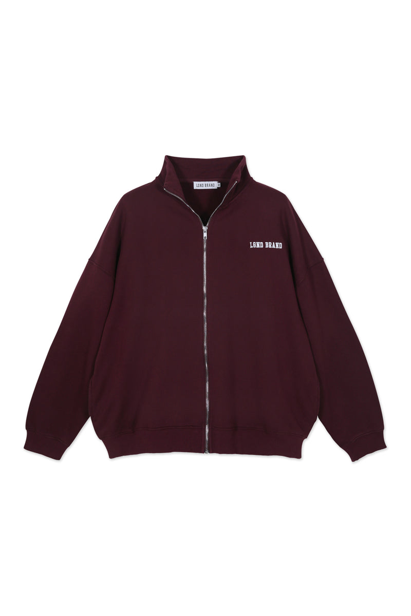 Sweatshirt_Burgundy_Mock Neck LGND Brand