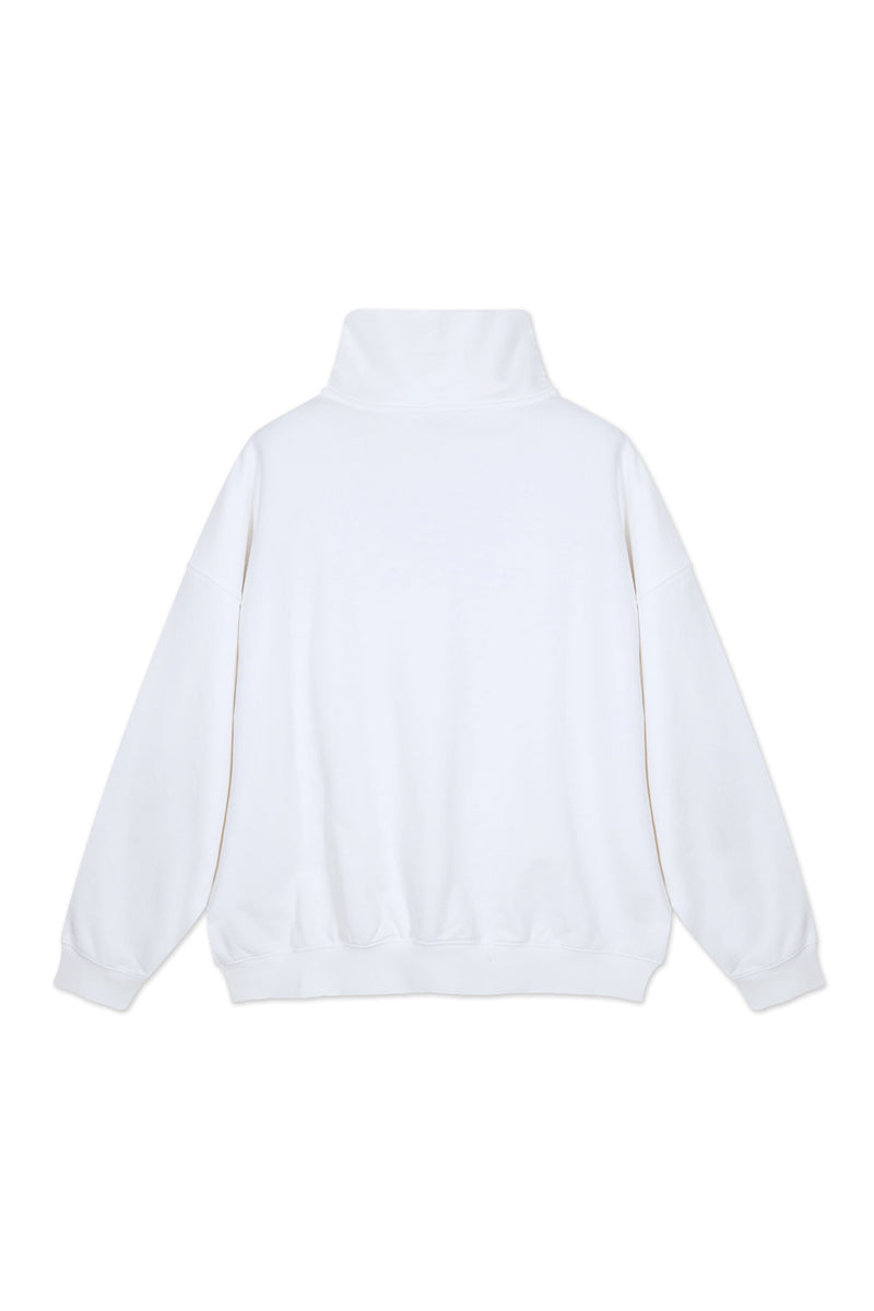 Sweatshirt_Off White_Mock Neck LB