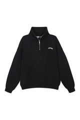 Sweatshirt_Black Half Zipper Mock Neck LGND BRAND