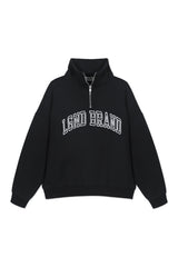 Sweatshirt_Black Mock Neck White LGND BRAND