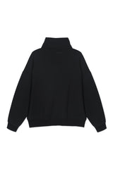 Sweatshirt_Black Mock Neck White LGND BRAND
