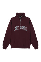 Sweatshirt_Burgundy Mock Neck Black LGND BRAND