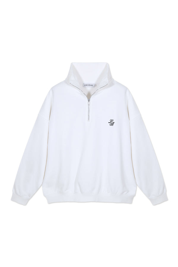 Sweatshirt_Off White_Mock Neck LB