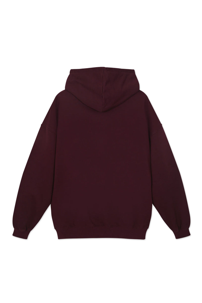 Sweatshirt_Burgundy Hoodie Sport Club Insignia