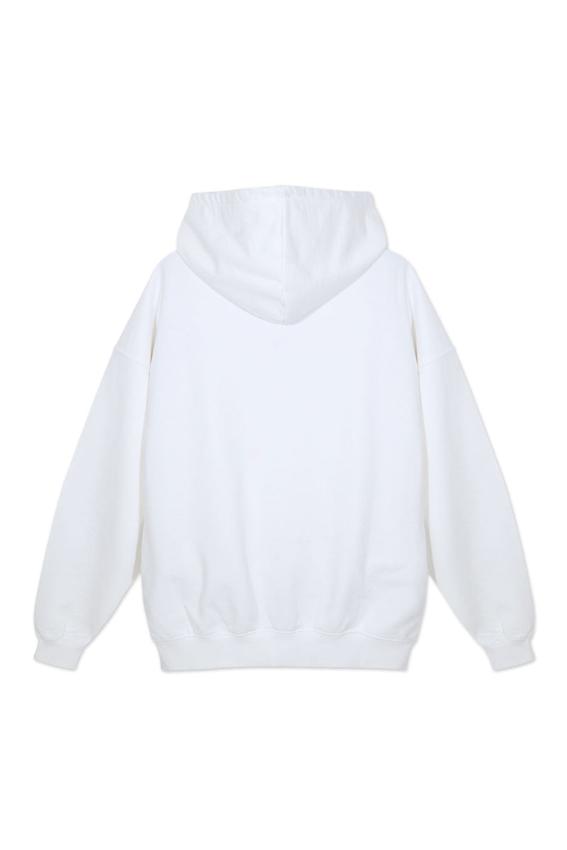 Sweatshirt_Off White Hoodie Sport Club Insignia