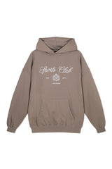 Sweatshirt_Sand Hoodie Sport Club Insignia