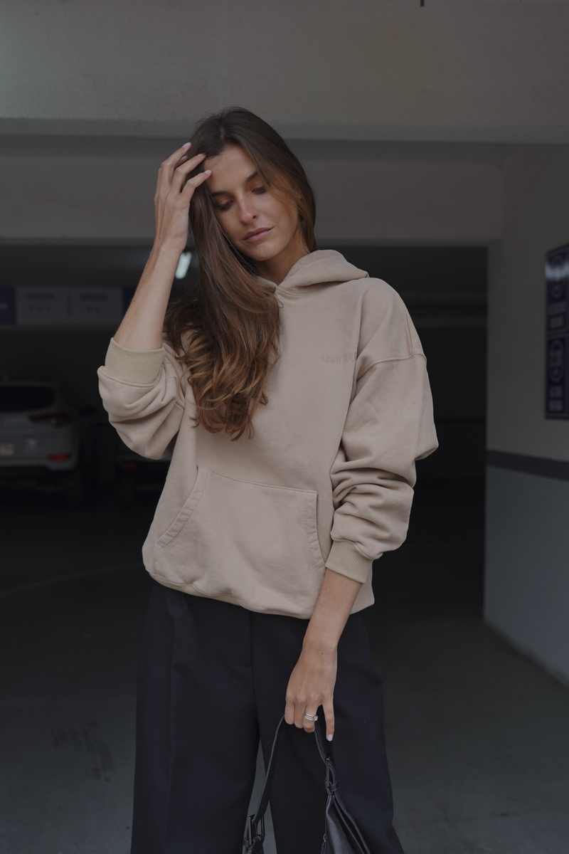 Sweatshirt_ Beige Hoodie LGND Brand