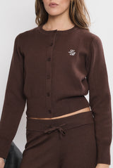 Knit Cardigan_Coffee