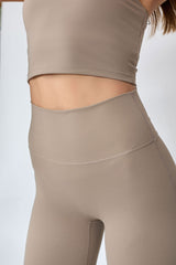 Straight Leg_Legging Taupe