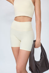 Straight_Crop Short Light Yellow