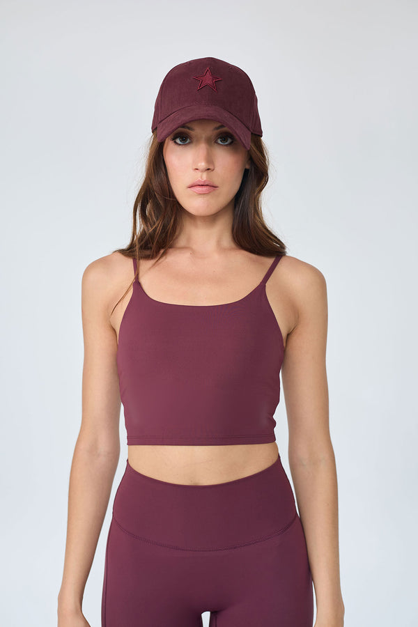 Tank_Bra Burgundy