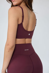 Strap Bra_Burgundy